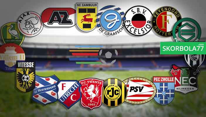 Daftar Tim Klub Sepakbola Eredivisie belanda